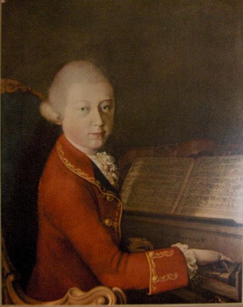 Salvator Rosa portrait Wolfang Amadeus Mozart oil painting image